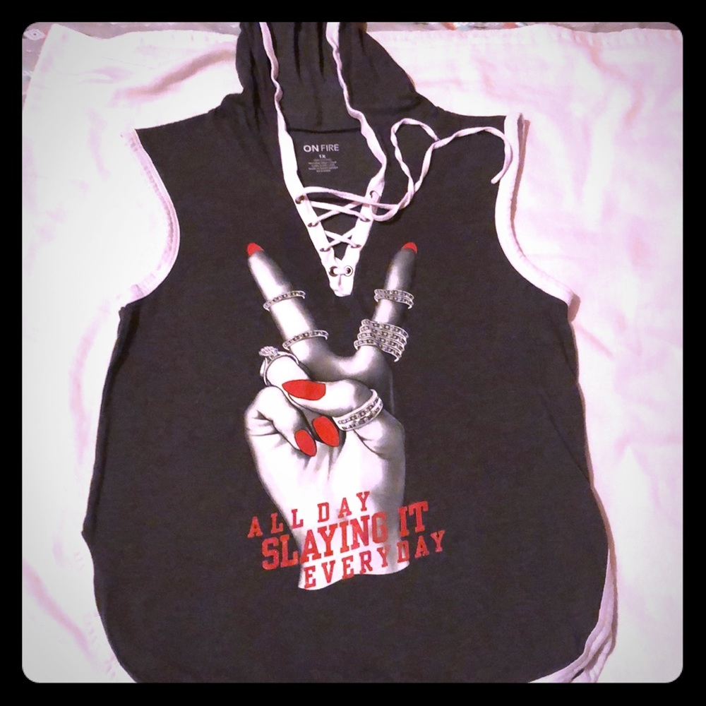 Hoodie tank